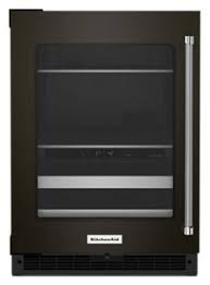 KitchenAid® 24" Stainless Steel Beverage Center with SatinGlide® Metal-Front Racks
