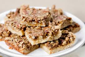 Easy Pecan Pie Bars with Sugar Cookie Crust - Celebrations at Home