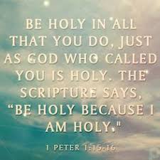 Image result for he holy for I am holy