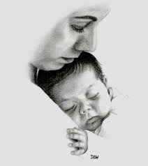 Image result for mother and baby and grandma clipart