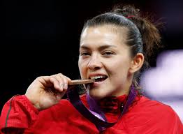 Maria del <b>Rosario Espinoza</b> of Mexico with her bronze medal from the Women <b>...</b> - Maria