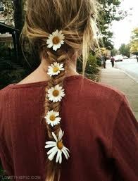 Bildresultat fr braid with flowers