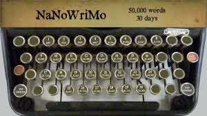NaNoWriMo typewriter
