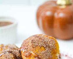 Image of Air Fryer Spiced Pumpkin Fritters