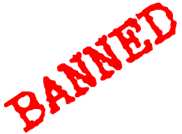 Image result for banned gif