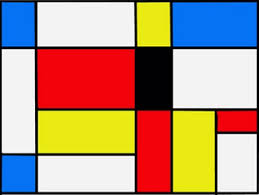 Create a picture in the style of Mondrian