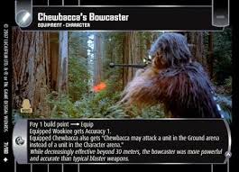Resultado de imagen de chewbacca bowcaster in endor