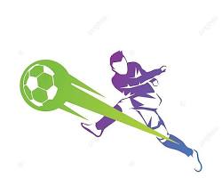 Image of Logo bóng đá với cầu thủ