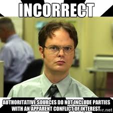 Incorrect Authoritative sources do not include parties with an ... via Relatably.com