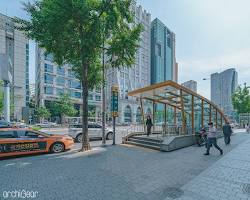 서울 강남구 신사동 가로수길 전경, AI로 생성