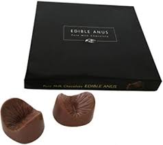 Amazon.com: Edible Anus Milk Belgian Chocolate Gift Rude Gay ...