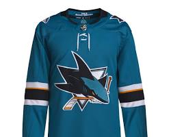 Image of San Jose Sharks home jersey