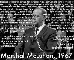 Marshall McLuhan on Computers &amp; the Future Internet | McLuhan Galaxy via Relatably.com