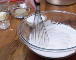 Gambar Whisk together the selfrising flour, powdered sugar, and salt