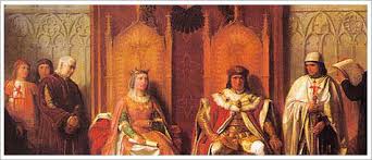 Resultado de imagen para Nace en la provincia de Ávila la reina Isabel de Castilla, quien el 18 de octubre de 1469 se casaría con Fernando de Aragón, consolidando la unidad de España. Fue durante su reinado que se realizó el viaje de Cristóbal Colón que concluyó con el descubrimiento de América.