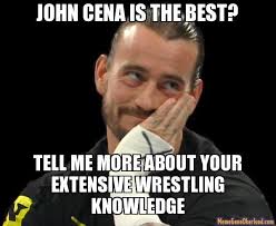 John Cena sucks on Pinterest | John Cena, Wwe and Cm Punk via Relatably.com