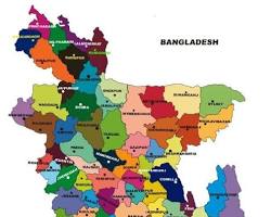 Image of বাংলাদেশের ৬৪টি জেলার মানচিত্র