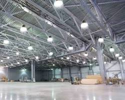 Đèn LED được sử dụng trong chiếu sáng công xưởng