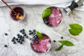 Blueberry Bourbon Smash - A Summer Blueberry Cocktail