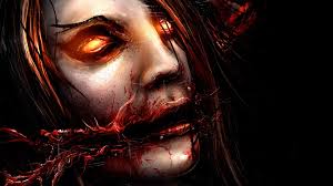 Chelsea Grin Face Creepy Drawing heavy metal hard rock dark blood horror macabre demon eyes wallpaper - f41e8b799a1b7652a3d002204c46fb3a