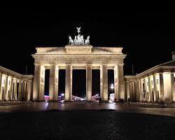 Image of Brandenburg Gate, Berlin at night
