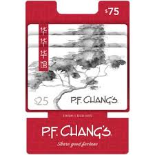 P. F. Chang's Gift Cards - 3 x $25 - Sam's Club