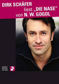 Plakat für Gerisch Stiftung Dirk Schäfer liest Phantastisches von Gogol ... - dirk-schaefer-gogol-gerisch-stiftung-plakat