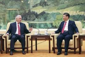 Image result for Pictures of Tillerson in China