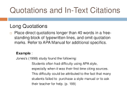 Block Citation Apa Style - block quotations apa style 6th edition ... via Relatably.com