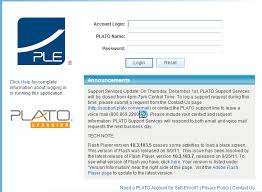 Plato Web: Online Access from Home https://ple.platoweb.com ...