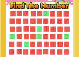 Find The Number Game | Turtle Diary
