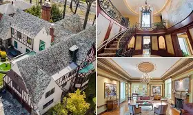 This ornate Queens home with $1M of mahogany additions asks $5.77M -- one of the priciest in the borough