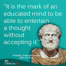 Quotes about Critical Thinking - Aristotle to Galbraith - ProCon.org via Relatably.com