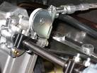 How do I remove the throttle cable from a Mikuni carb? : Norton