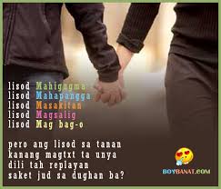 Visayan Love Quotes and Bisaya Love Sayings SMS - Boy Banat via Relatably.com