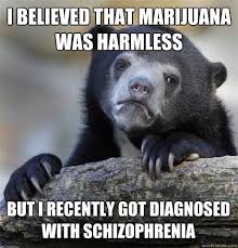 I believed that marijuana was harmless But i recently got ... via Relatably.com