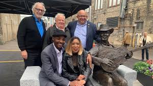 Statue unveiled in downtown Kitchener honours late blues icon Mel Brown