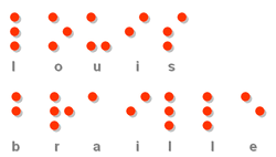 Resultado de imagem para grafia Braille actual - grau 2
