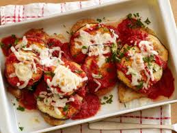 Lightened Chicken and Eggplant Parmesan Recipe | Food Network ...