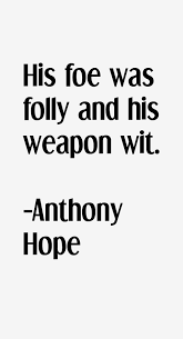 Best 17 brilliant quotes by anthony hope image Hindi via Relatably.com