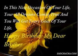 Happy Birthday Wishes For Brother Quotes | all about birthdays ... via Relatably.com