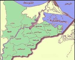 خريطة توضح موقع توكيل ساعات ويستر في محافظة الدقهلية