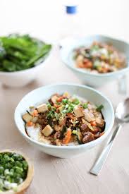 Congee with Smoked Tofu and Vegetables | Vegan.io