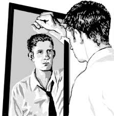 Image result for someone looking in a mirror