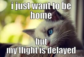 flight delayed - quickmeme via Relatably.com