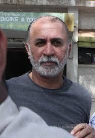 He was medically examined for five hours in the morning and later brought again at 3.15 PM for further tests, sources said. (IE Photo: Prashant Nadkar) - B_Id_445012_taruntejpal