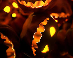 Halloween Pumpkin Carving iPhone Wallpaper