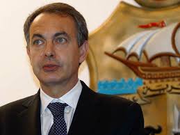 Jose <b>Luis Rodriguez</b> Zapatero, Ministerpräsident von Spanien, tritt auf die <b>...</b> - 42189949