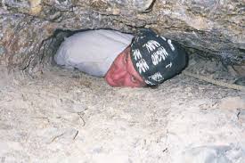 Image result for woman stuck in a crevice
