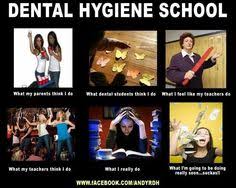 I pledge allegiance to dental hygiene school, which has shat all ... via Relatably.com